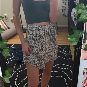 BRANDY FLORAL WRAP SKIRT